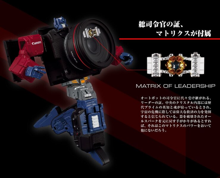 Takara TOMY Canon EOS R5 X TRANSFORMERS Optimus Prime Official Image  (16 of 23)